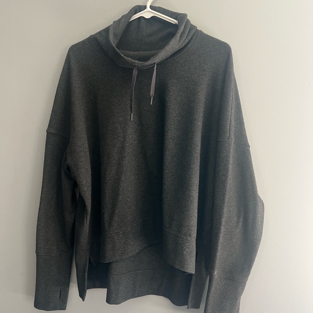 Dark Gray Hooded Sweatshirt